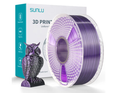 Silk PLA+ Dual Black Purple