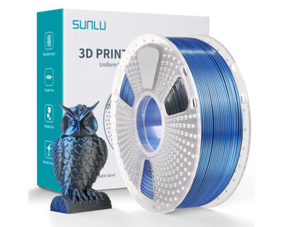 Silk PLA+ Dual Black Blue